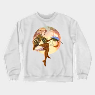 Sagarus and Cornflowers Crewneck Sweatshirt